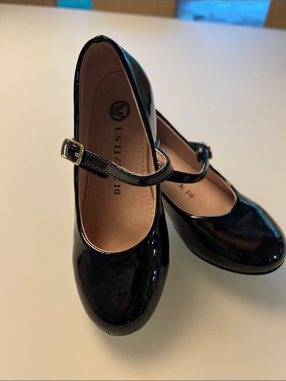 US Little Girls Black Patent Mary Jane Dress Shoes